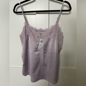 Abercrombie & Fitch Satin Lace Cami